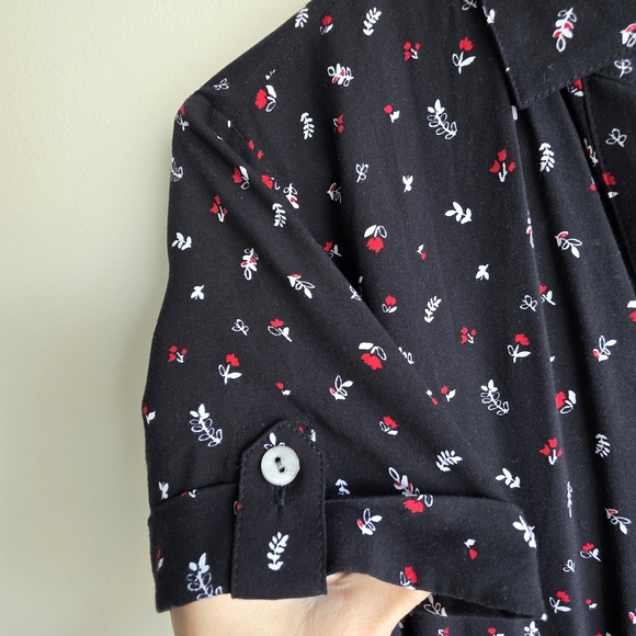 Women's Black Polka Dot Jumpsuit - Picture 5 of 10